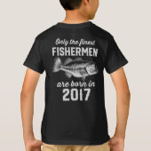 Visser Vist verjaardagscadeaus voor 2017's T-shirt (Achterkant)