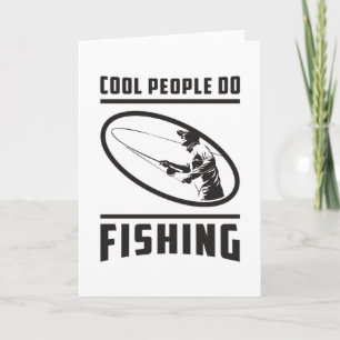 Visser Vist Vis Vist staaf Grappig cadeau idee Kaart