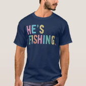 Visser Vrouw T-shirt – Grappig Vis Geschenk voor V (Voorkant)