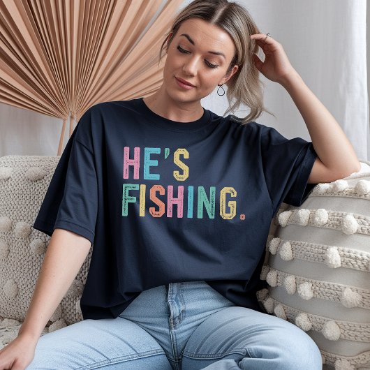 Visser Vrouw T-shirt – Grappig Vis Geschenk voor V