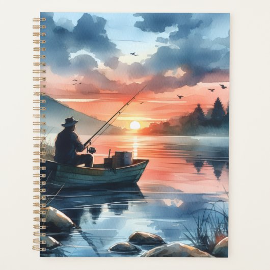 Visser Watercolor Kunst Planner (Voorkant)
