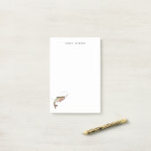 Visser waterverf forel Gepersonaliseerd Post-it® Notes (Op bureau)