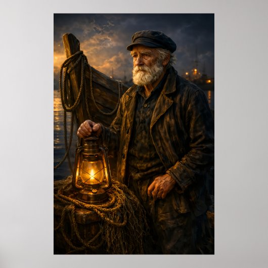 Visser woonkamer muurkunst poster (Voorkant)