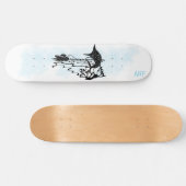 *~* VISSER - Zwaard vissen Initialen Vis Persoonlijk Skateboard (Horizontaal)