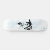 *~* VISSER - Zwaard vissen Initialen Vis Persoonlijk Skateboard (Horizontaal)