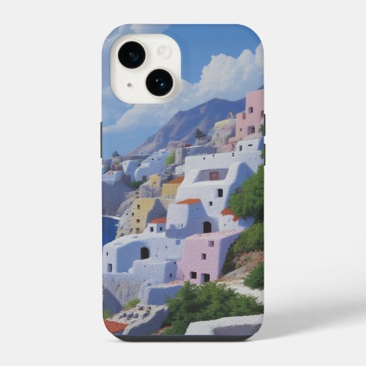 visserdorp iPhone hoesje (Achterkant)