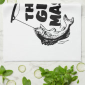 Visserij als gill-master theedoek (Gevouwen)