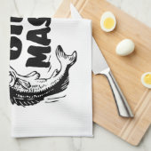 Visserij als gill-master theedoek (Quarter Fold)