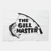 Visserij als gill-master theedoek (Horizontaal)