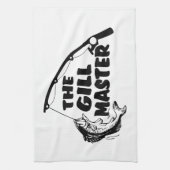 Visserij als gill-master theedoek (Verticaal)