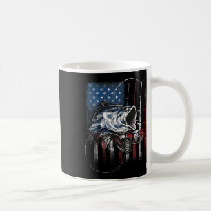 Visserij Amerikaanse Vlag Vintage Usa B Visser Ges Koffiemok