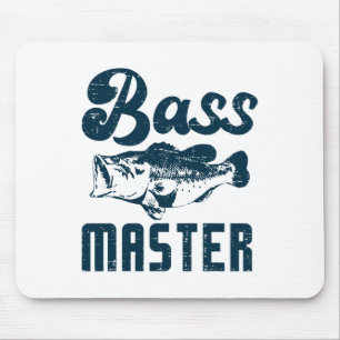 Visserij B Meester Grappige Largemouth Hengelaar M Muismat