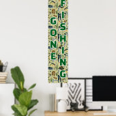 Visserij Benodigdheden Thuisbedrijf Poster (Thuiskantoor)