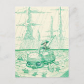 visserij briefkaart (Voorkant)