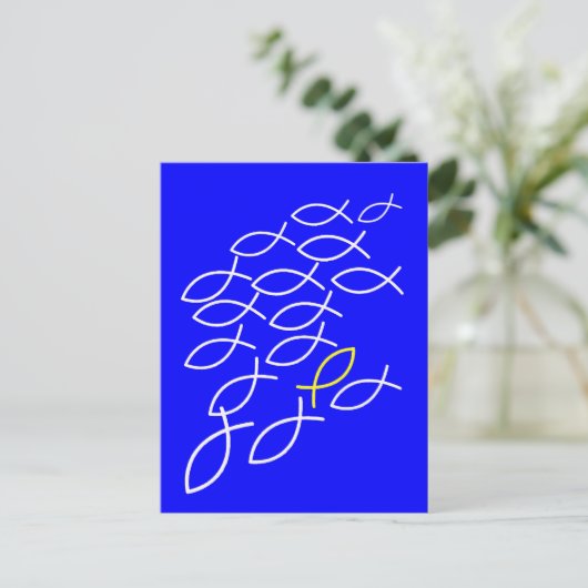 Visserij Briefkaart (Staand voorkant)