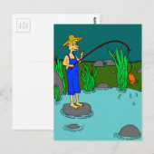 visserij briefkaart (Voorkant / Achterkant)