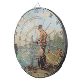 Visserij (buiten Gevist) (Hoek) (rivier) Dartbord (Voorkant Rechts)
