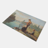 Visserij (buiten Gevist) (Hoek) (rivier) Deurmat (Schuin)