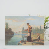 Visserij (buiten Gevist) (Hoek) (rivier) Kaart (Staand voorkant)