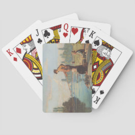 Visserij (buiten Gevist) (Hoek) (rivier) Pokerkaarten