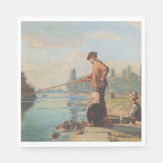 Visserij (buiten Gevist) (Hoek) (rivier) Servet (Voorkant)