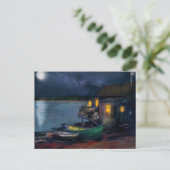 Visserij - De Cabine van de Vissers 1915 Briefkaart (Staand voorkant)