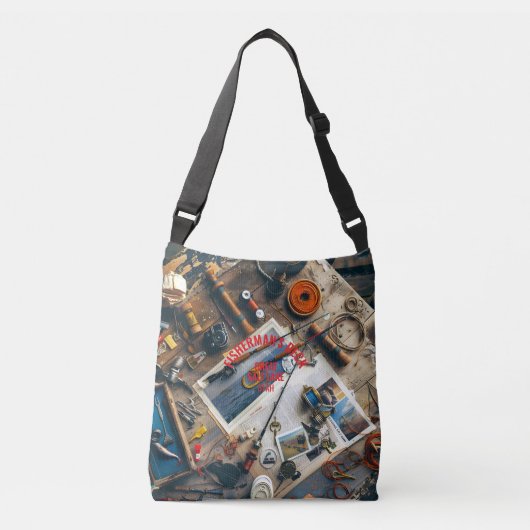 Visserij dek crossbody tas (Voorkant)