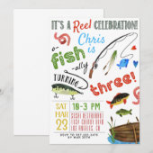 Visserij Derde Verjaardag Kaart (Voorkant / Achterkant)