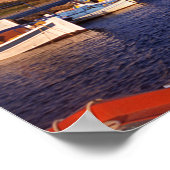 Visserij dorp Griekenland Poster Papier (Matte) (Hoek)