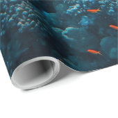 visserij en riffen cadeaupapier (Rol Hoek)