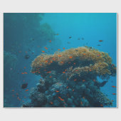 visserij en riffen cadeaupapier (Vlak)