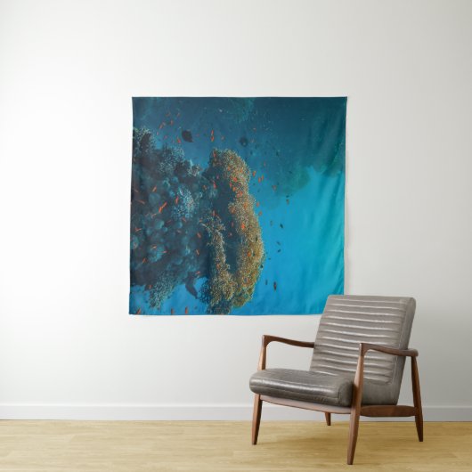 visserij en riffen wandkleed (In Situ (horizontaal))