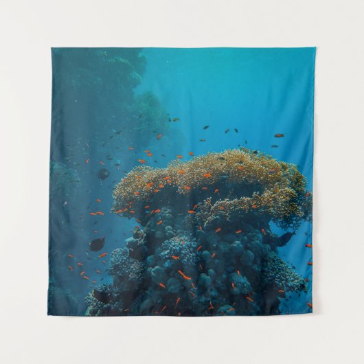 visserij en riffen wandkleed (Voorkant)