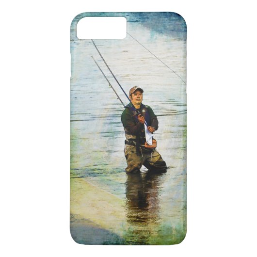 Visserij en weg Vist ontwerp buiten Case-Mate iPhone Case (Achterkant)