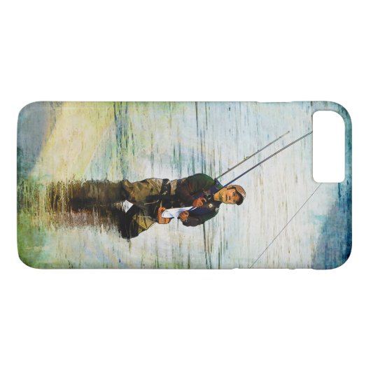 Visserij en weg Vist ontwerp buiten Case-Mate iPhone Case (Achterkant (Horizontaal))