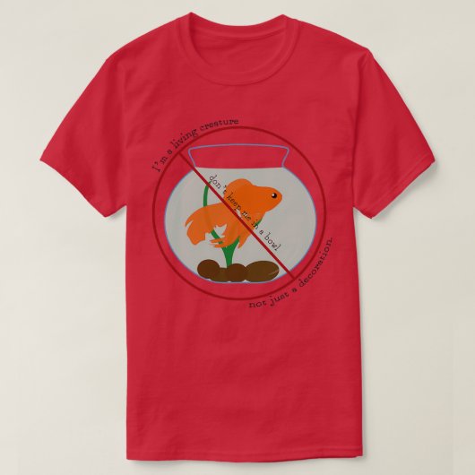 Visserij geen Decoratie T-shirt (Design voorkant)
