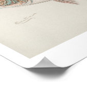  visserij - gestreept gewicht poster (Hoek)