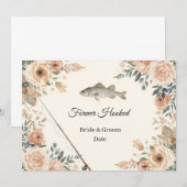 Visserij Huwelijk save the date Kaart (Voorkant / Achterkant)