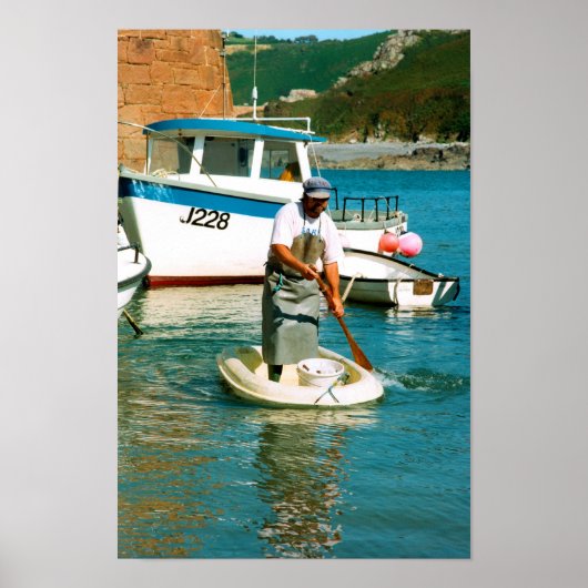 Visserij in Bonne Nuit-haven Poster (Voorkant)