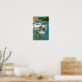 Visserij in Bonne Nuit-haven Poster (Keuken)