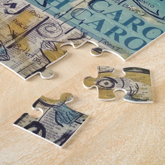 visserij in de carolinas legpuzzel (Zijkant)