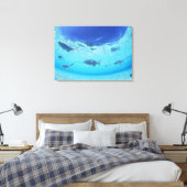 Visserij in de zee 3 canvas afdruk (Insitu (Slaapkamer))