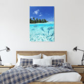Visserij in de zee canvas afdruk (Insitu (Slaapkamer))