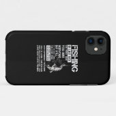 visserij is als de eerste keer dat je nerveus bent Case-Mate iPhone case (Achterkant (horizontaal))