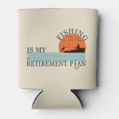 visserij is mijn pensioenplan  blikjeskoeler (Voorkant)