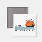 visserij is mijn pensioenplan  magneet (Voorkant / Achterkant)