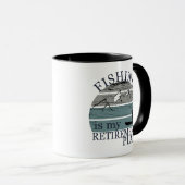 visserij is mijn pensioenplan  mok (Voorkant rechts)