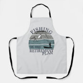 visserij is mijn pensioenplan  schort (Voorkant)