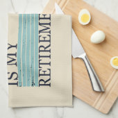 visserij is mijn pensioenregeling theedoek (Quarter Fold)