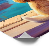 Visserij kleine dame poster (Hoek)